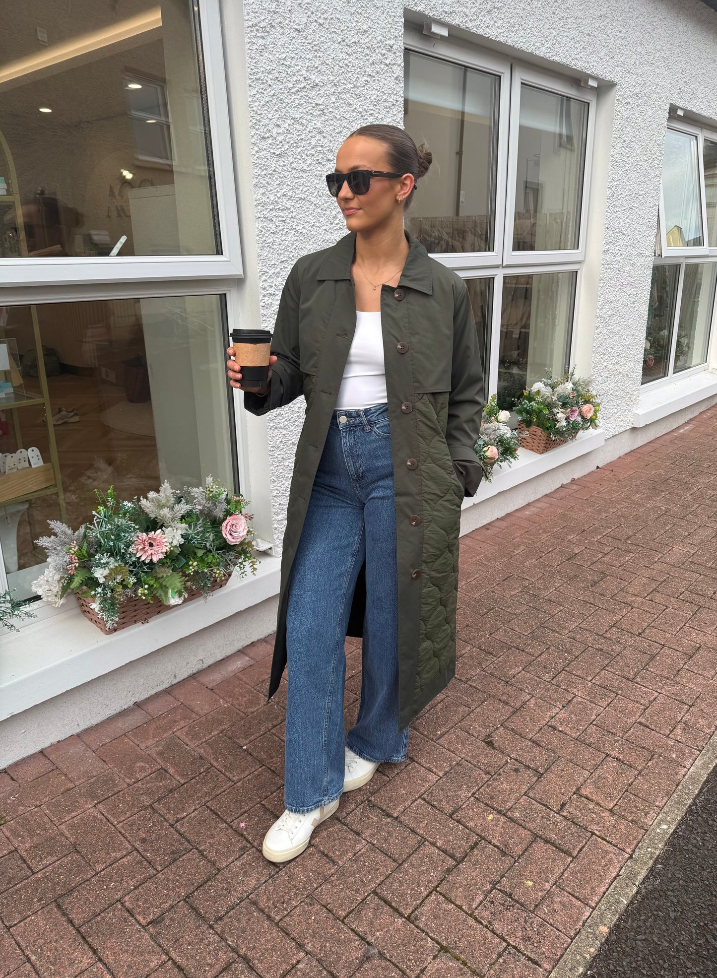Visoftie khaki coat