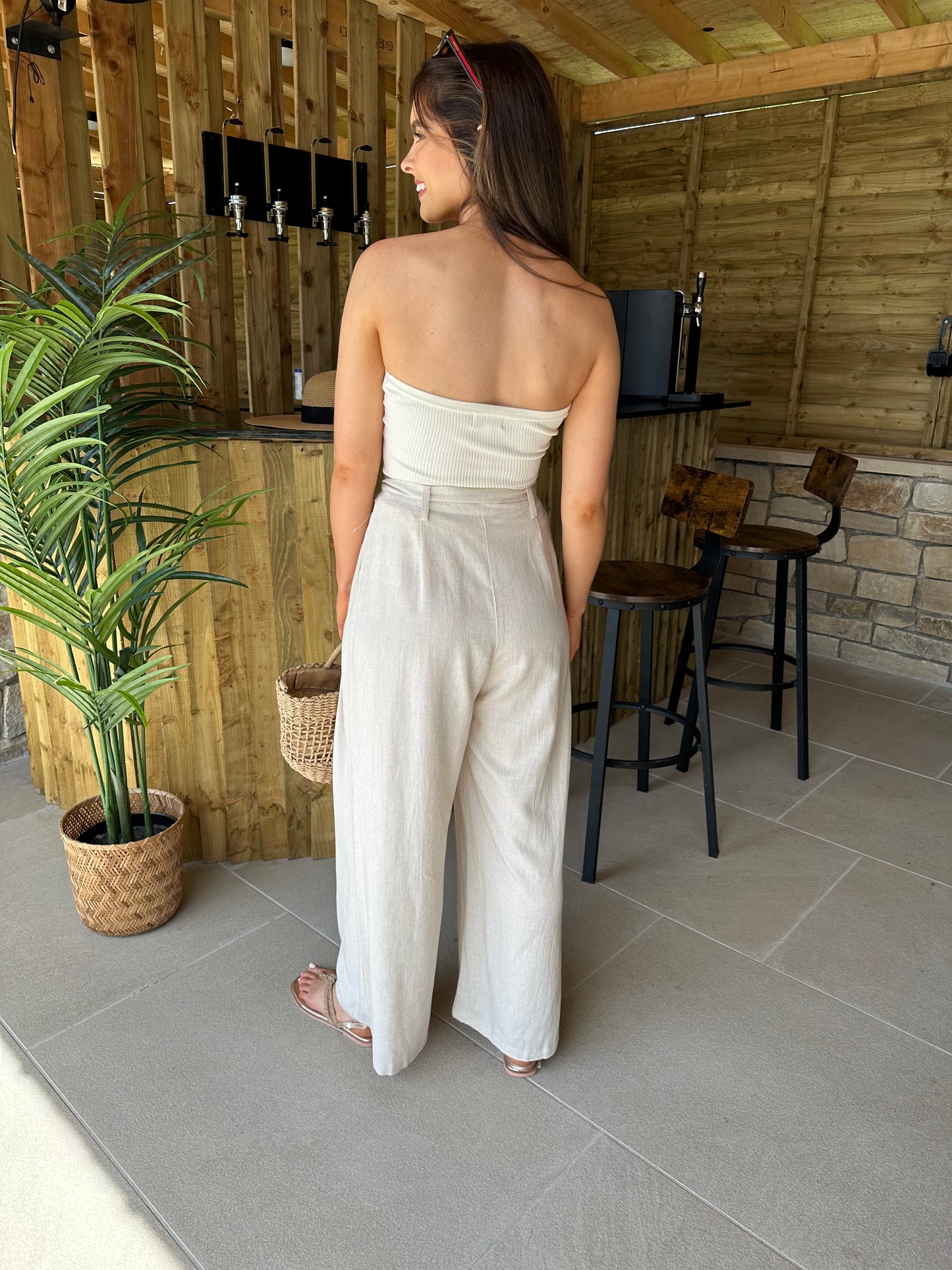 Annabelle Twist Bardot Knit Top