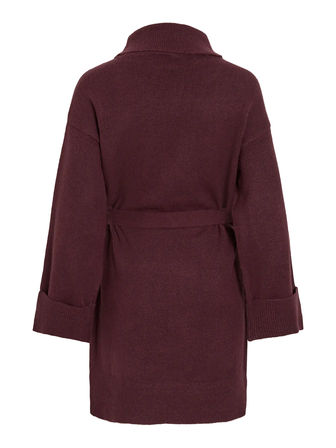 Virolfie knit dress in burgundy