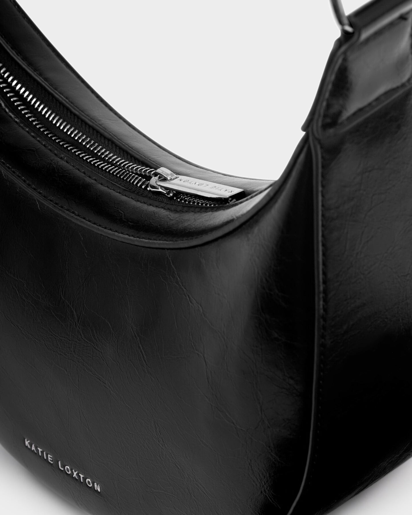 Amina Patent Crackle Sling Bag