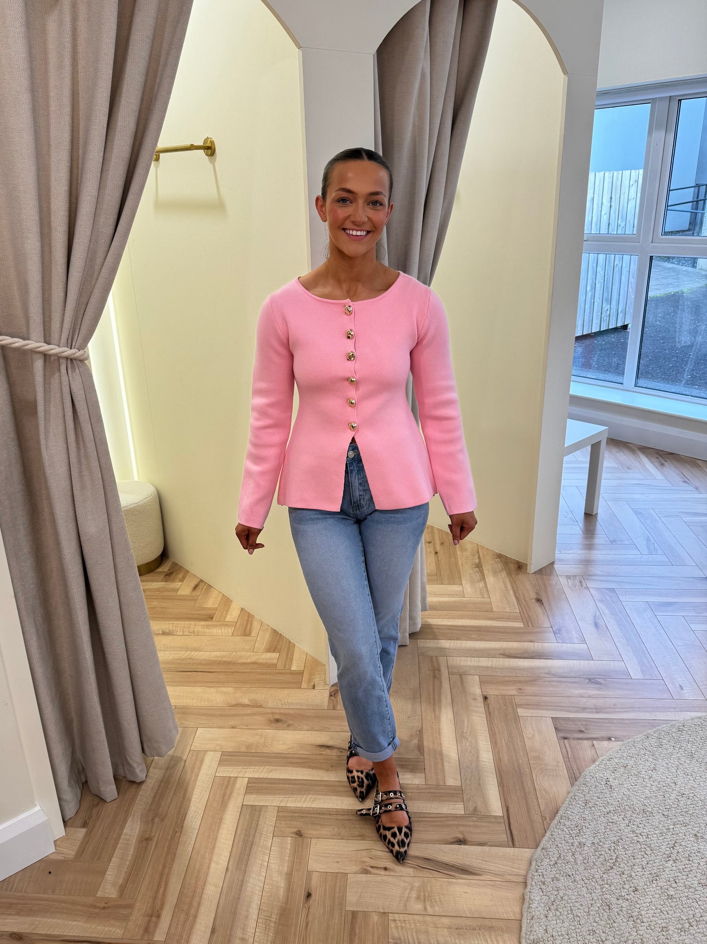Sadie cardigan in pink