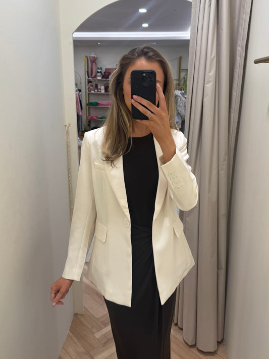 Jody Blazer in Ecru