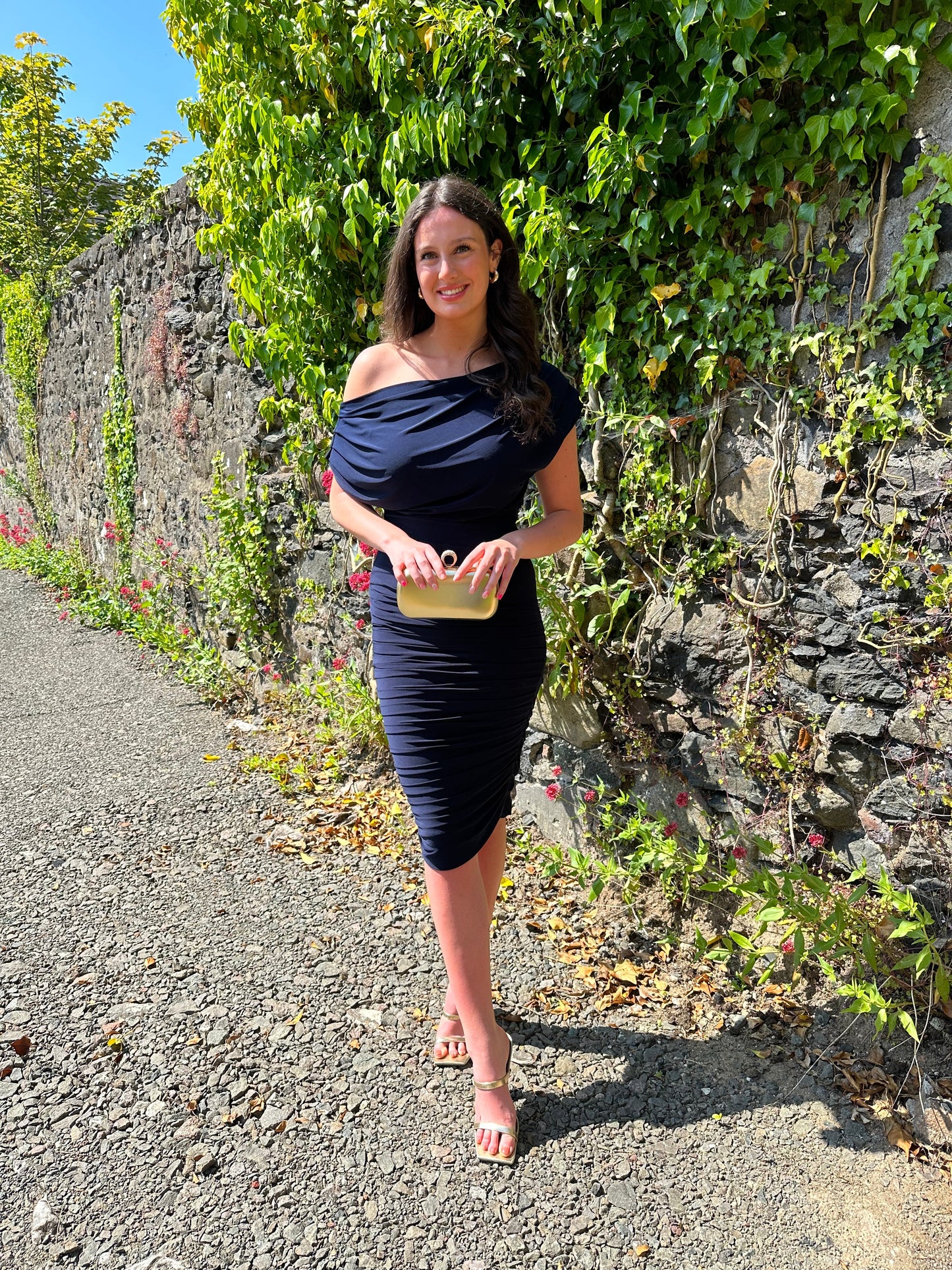 Oxygen Jersey Dress Navy