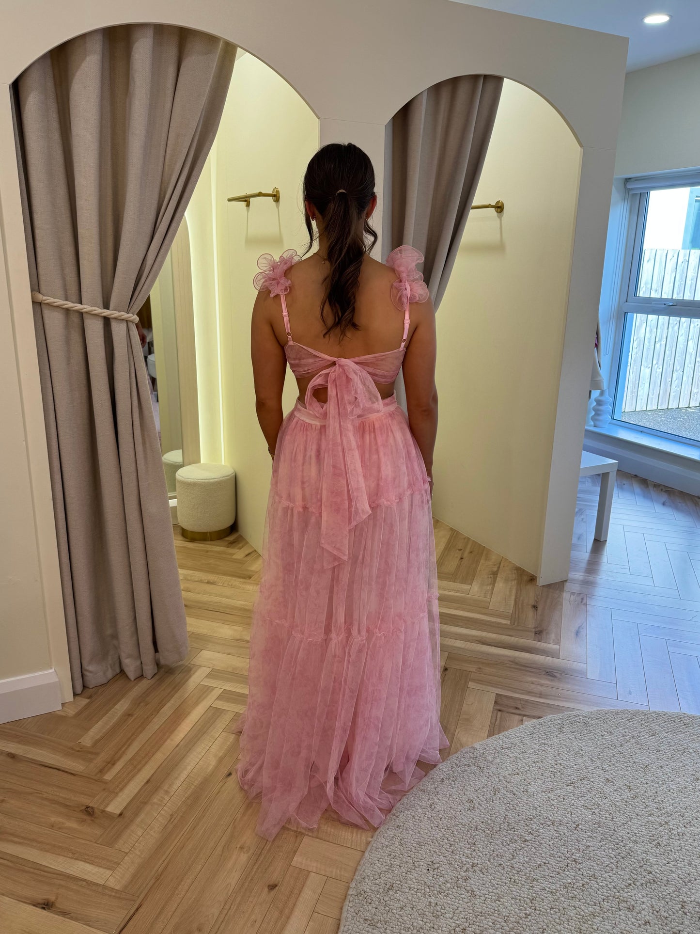 Nadia maxi Dress in Pink