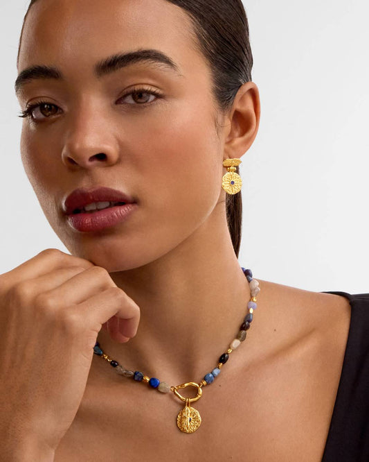 Midnight Solesi Waterproof Gold Earrings