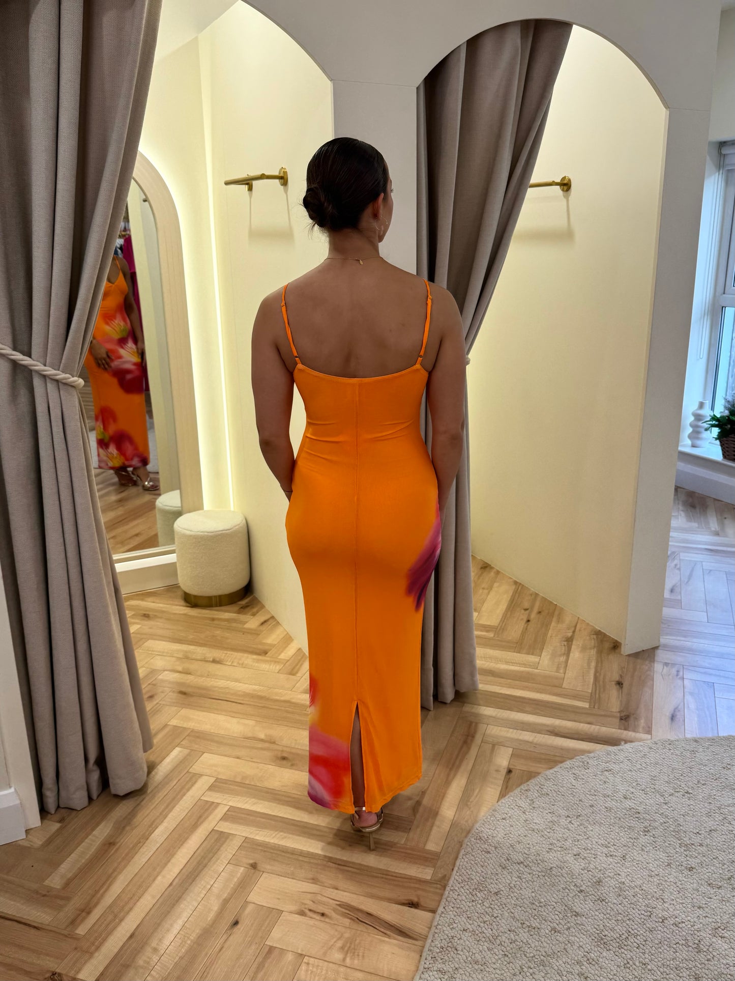 Capri Dress in Orange