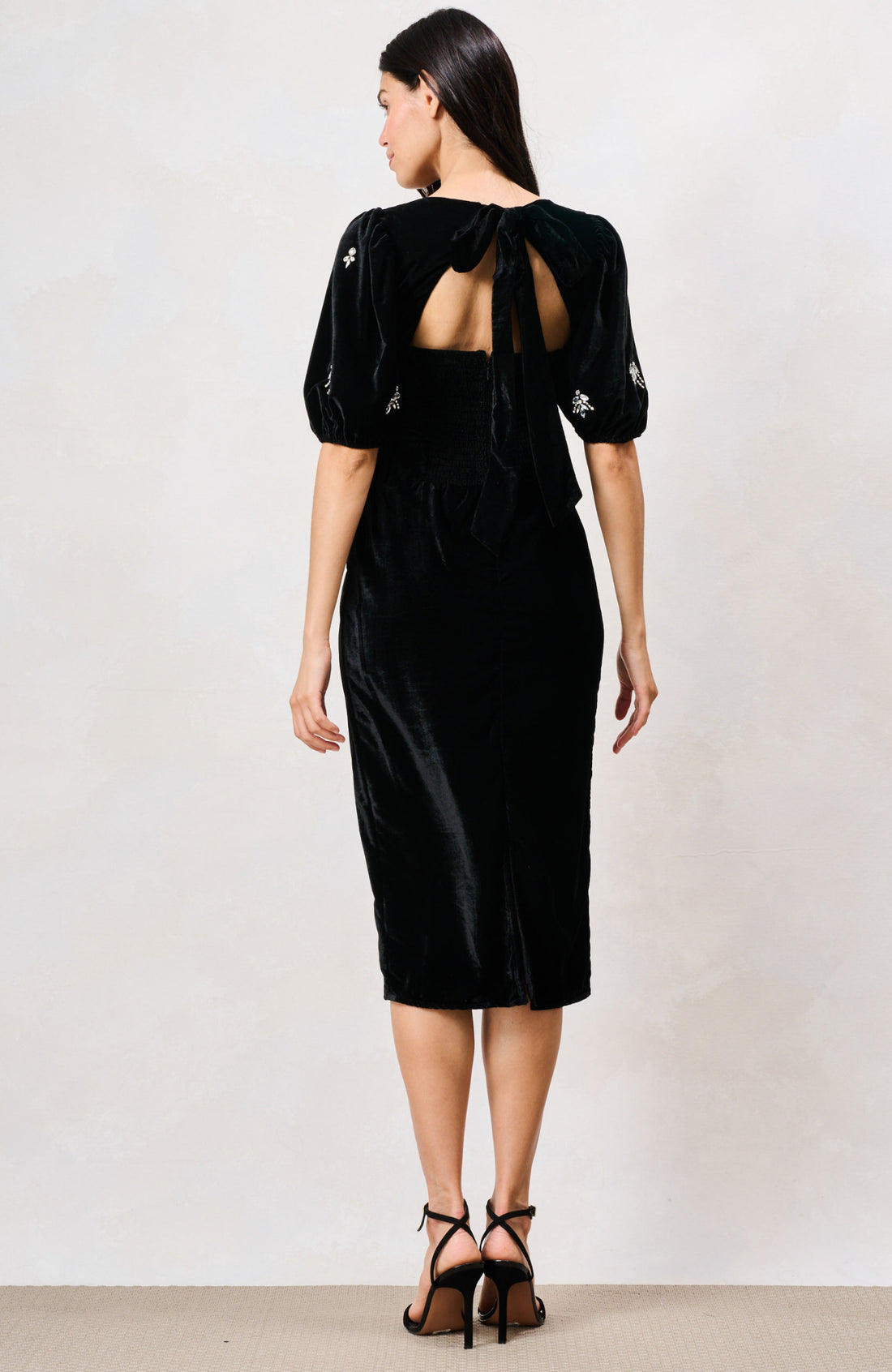 Bettina dress in velvet