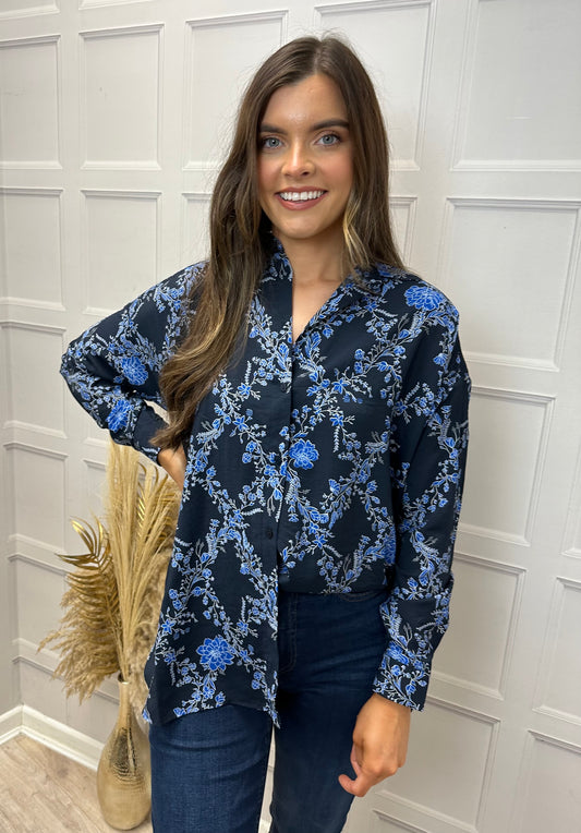 Ichi Ihuvalley Oversized Shirt