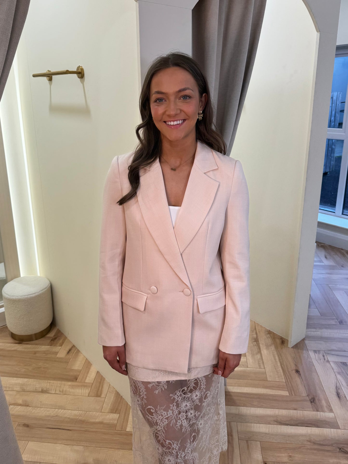 Elle Blazer in Cream