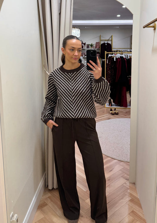 Vikhaia jumper in coffee bean