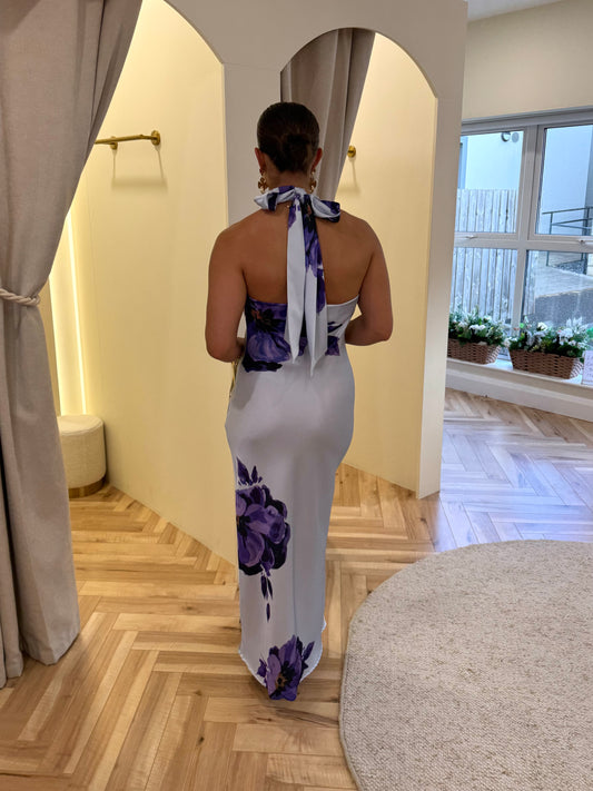 Edita Cowl Neck Maxi Dress