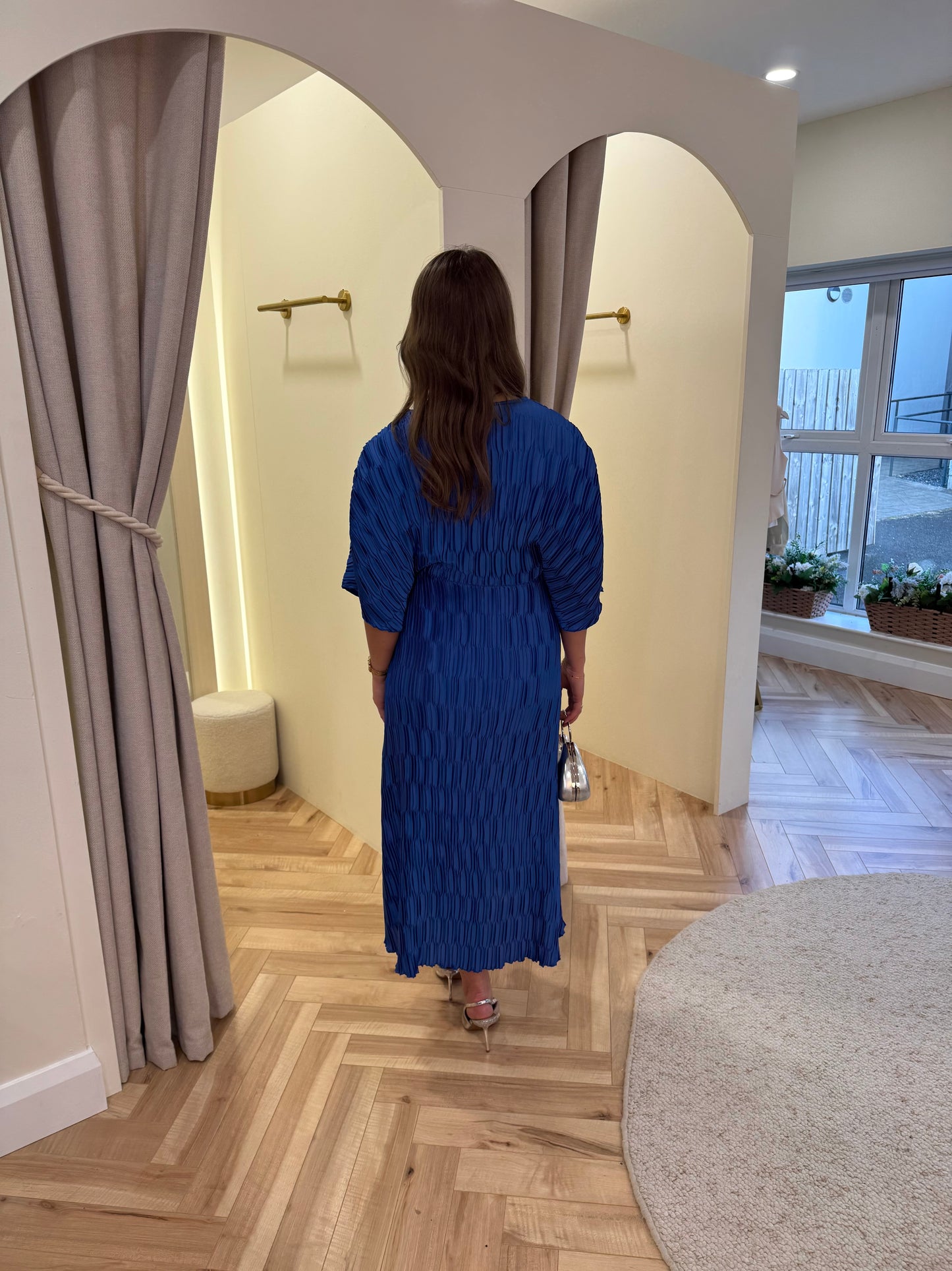 Celine Dress in Cobalt Blue
