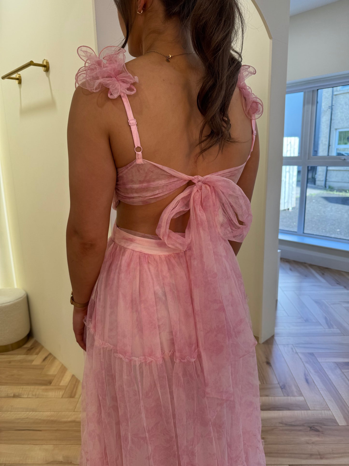 Nadia maxi Dress in Pink