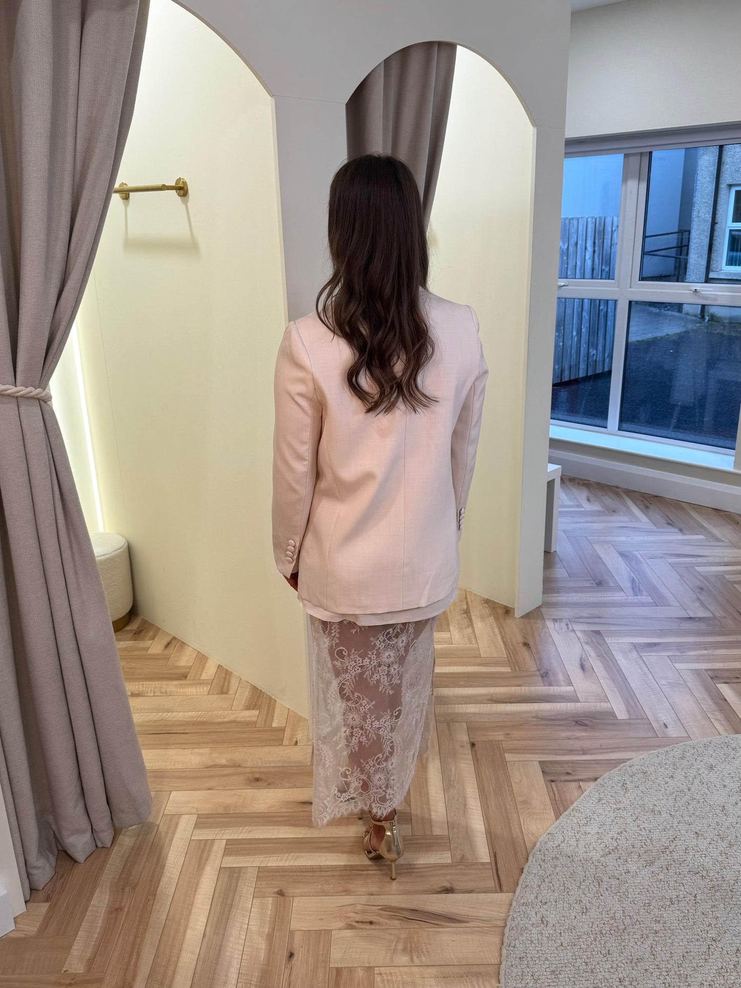 Elle Blazer in Cream