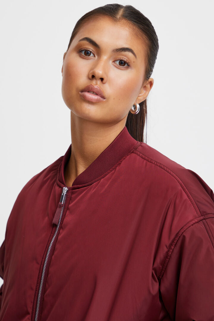 ICHI ihazoma Oversized Bomber Jacket