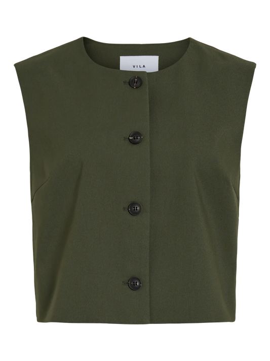Viculda khaki waistcoat