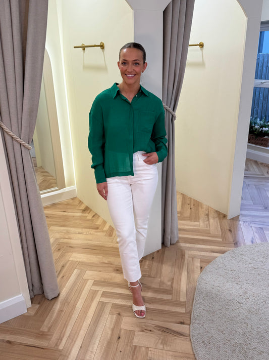 Vilyrida green blouse