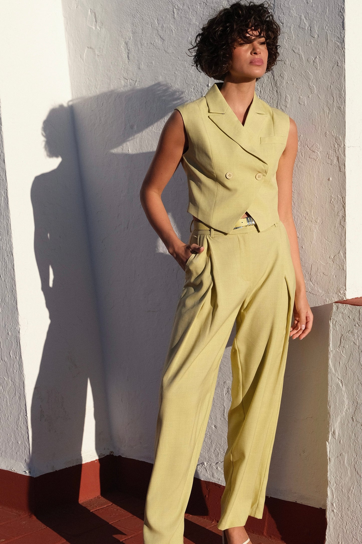 Jody Trousers in Pistachio