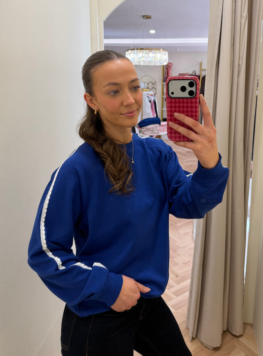 Ihlela sweatshirt in sodalite blue