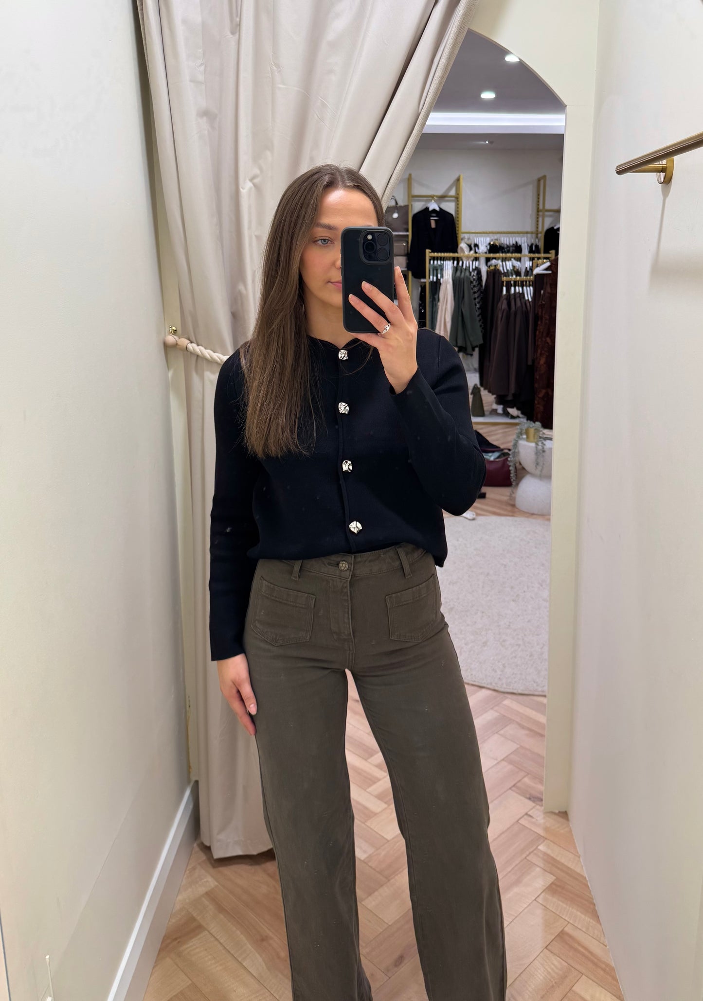 Gaspard Jeans in Khaki
