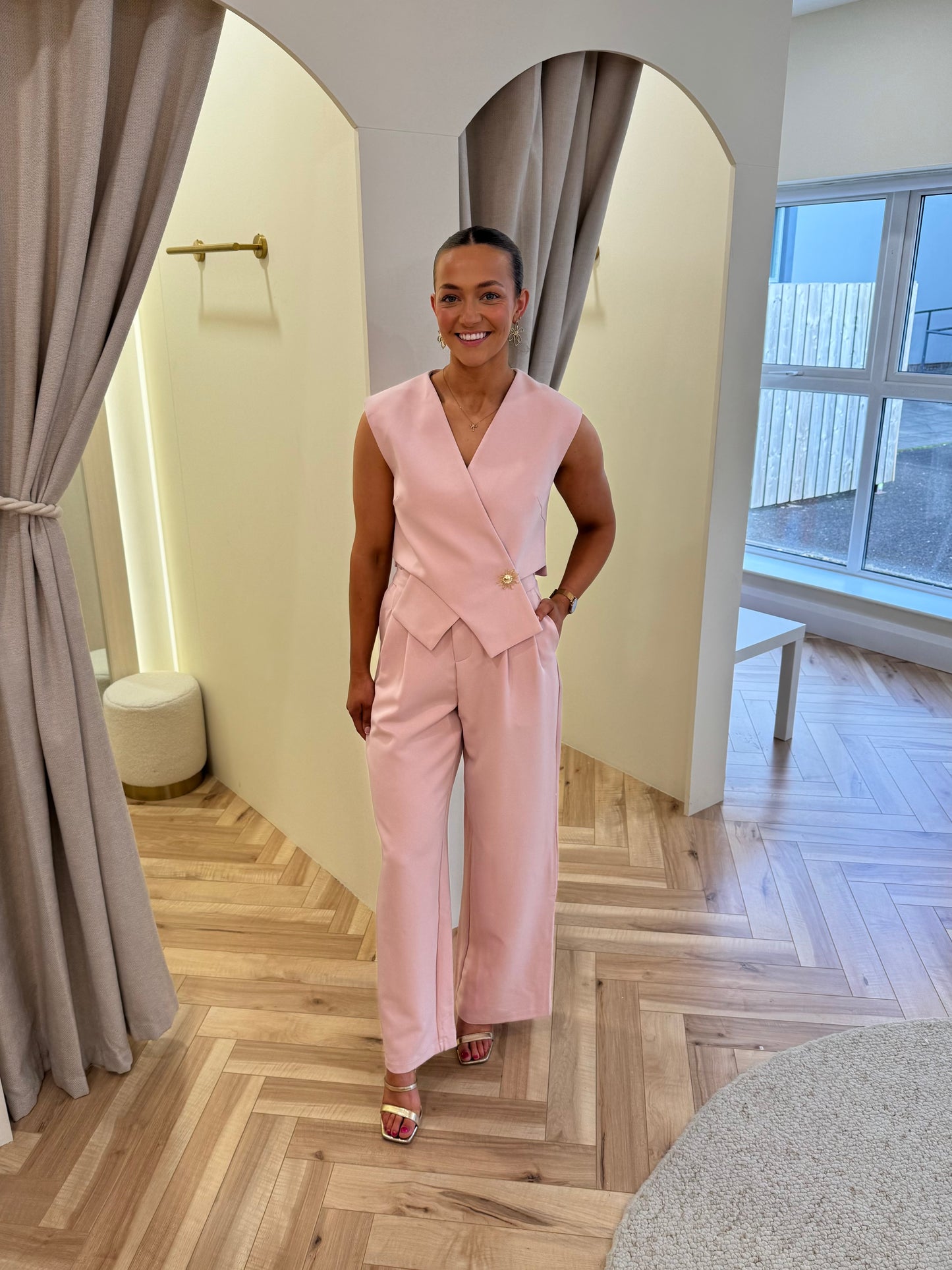Ella Trousers in pink