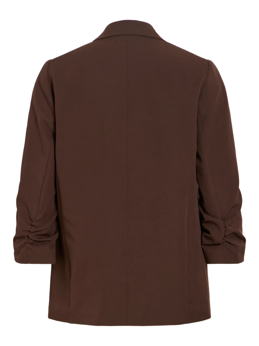 Vijune blazer in coffee bean brown