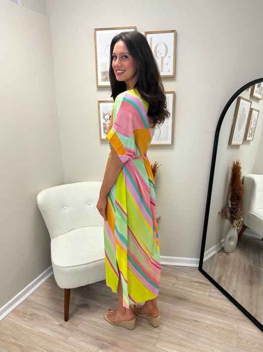 Galiena Dress on Diagonal Rainbow