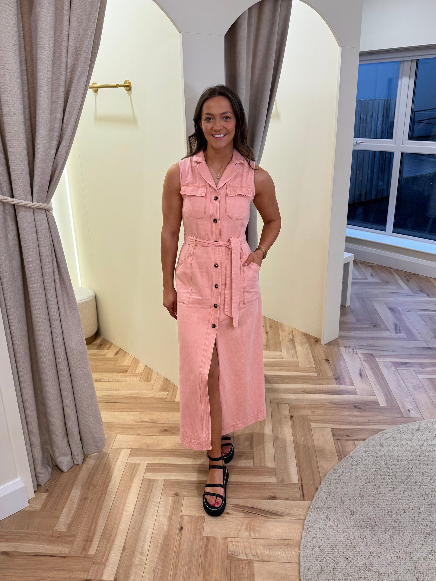 Jenna denim dress