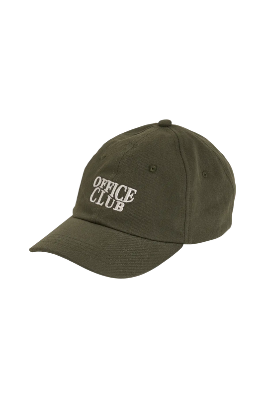 Khaki out of office cap