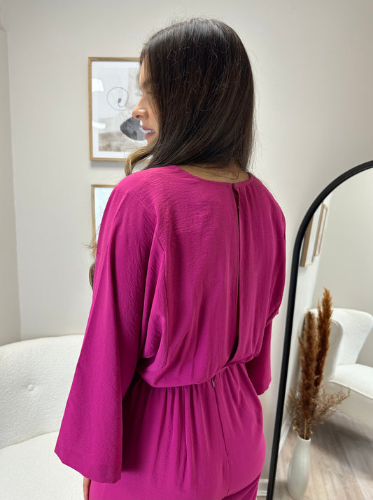 Ichi Ihleane Jumpsuit Fuchsia