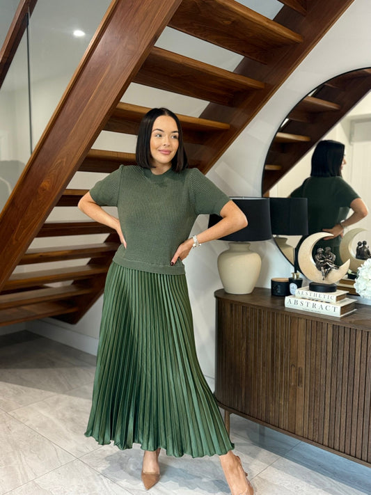 Julia Dress in Khaki