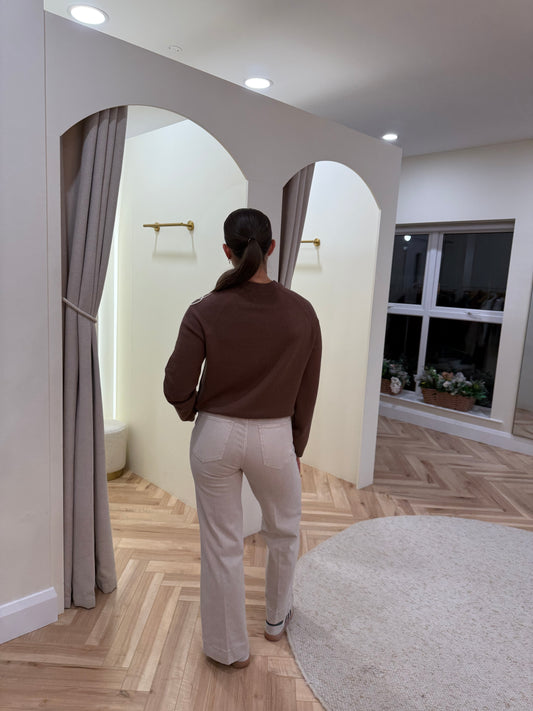 Laney Rubin Pullover in Cocoa Brown