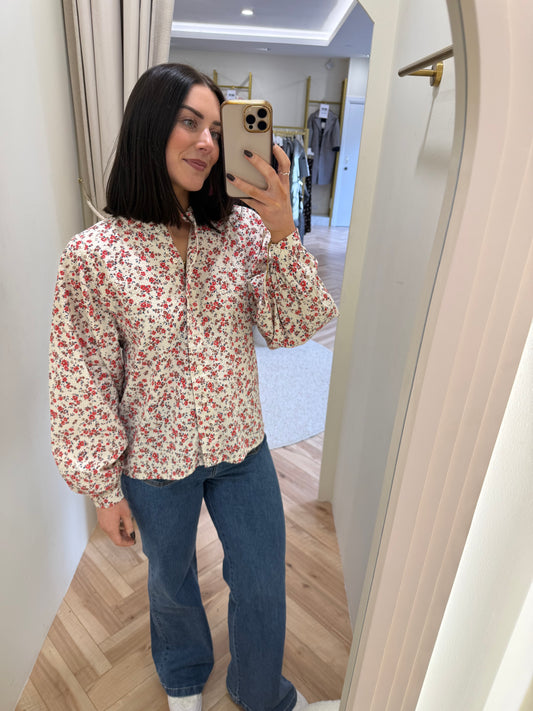 Ihqwina blouse in teaberry