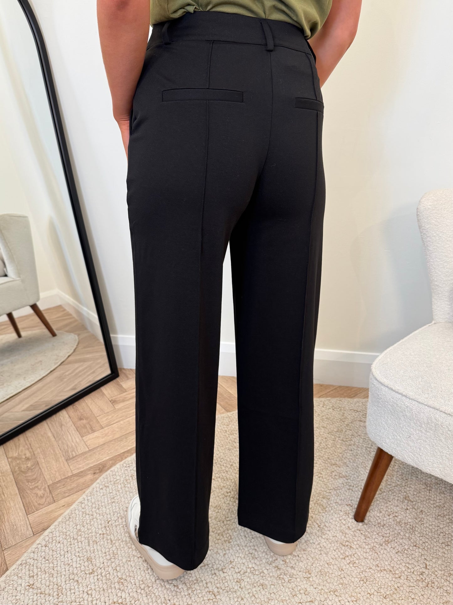 Ihkate wide leg trousers black