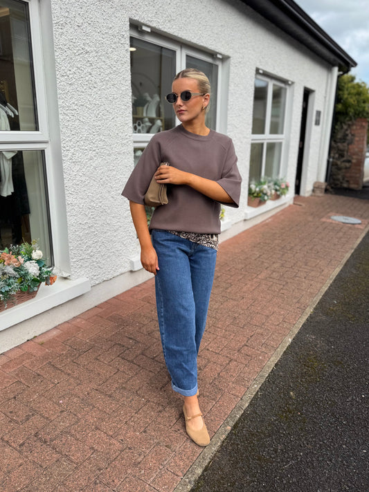 Reynard Pullover in Taupe