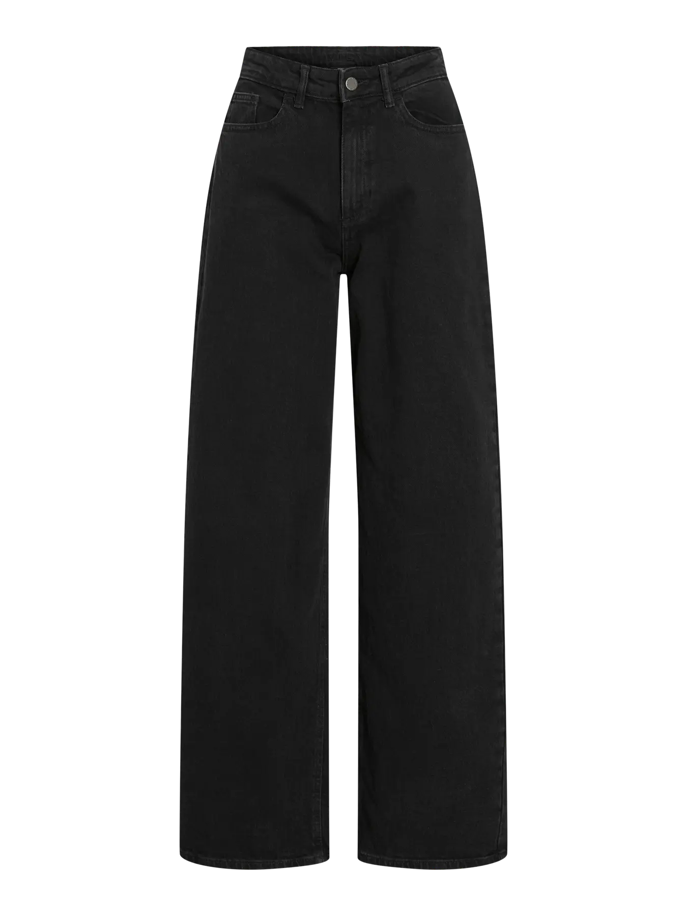 Vifreya High Waist Wide leg Jeans in black