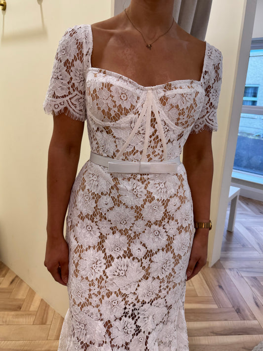 Chloe Dress in White