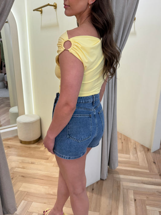 Amy Top in Yellow