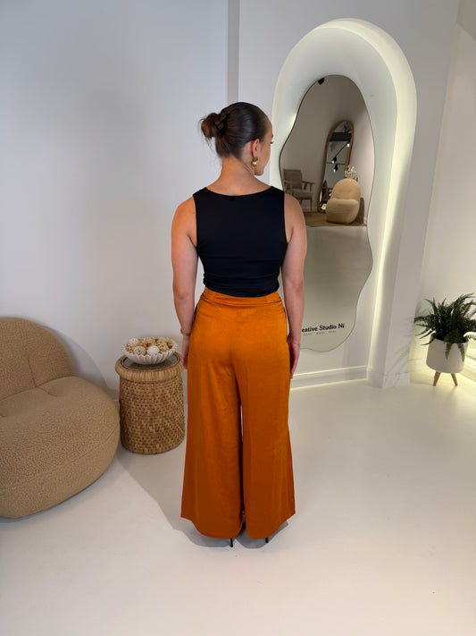 Traffic People Evie Trousers in Rust