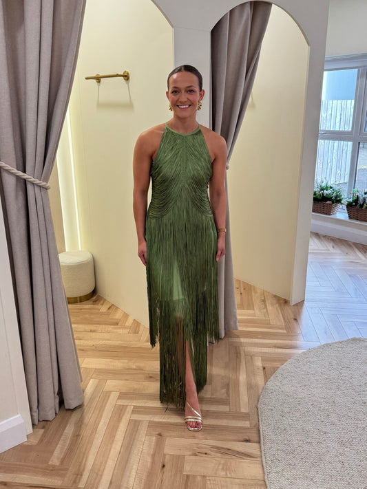 Verona Fringe Bandage Dress