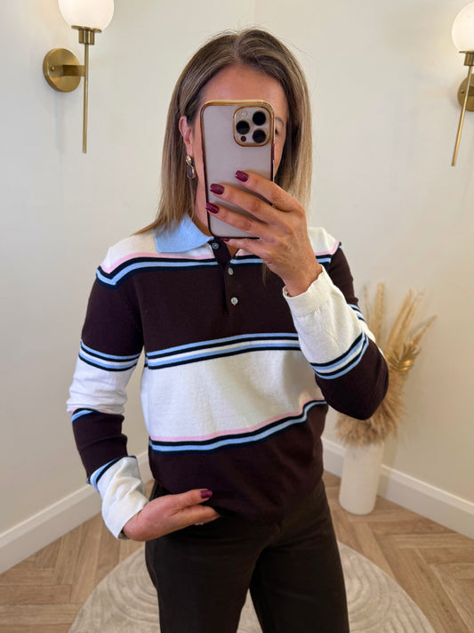 Sloane Stripe Knit Top