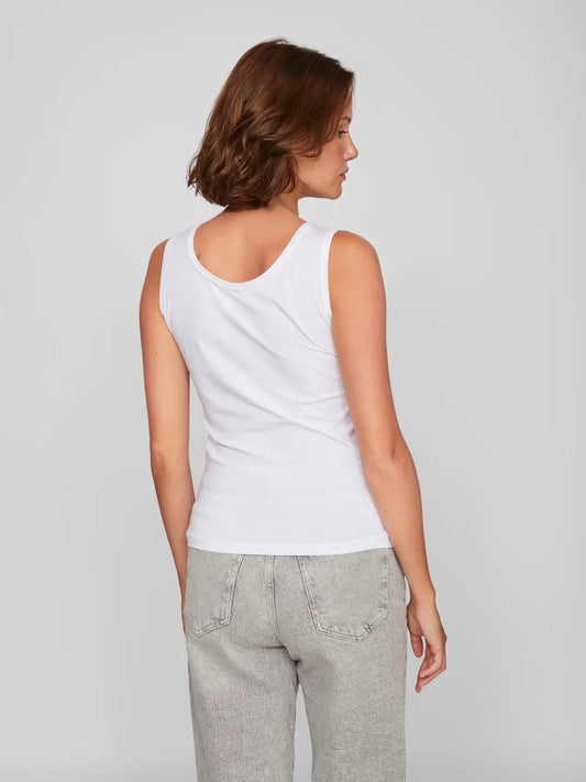 Vinora white tank top