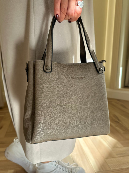 Taupe handbag