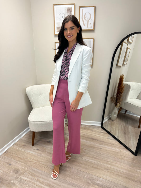 Viclara white blazer