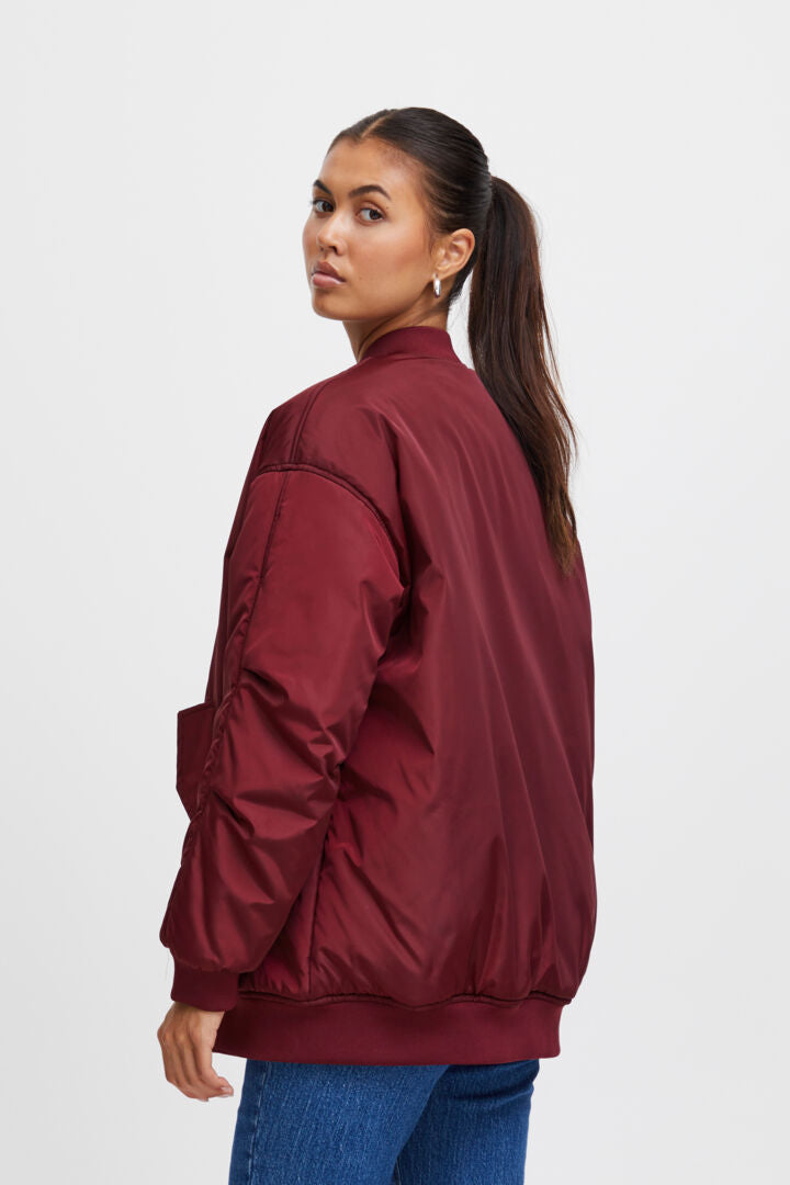 ICHI ihazoma Oversized Bomber Jacket