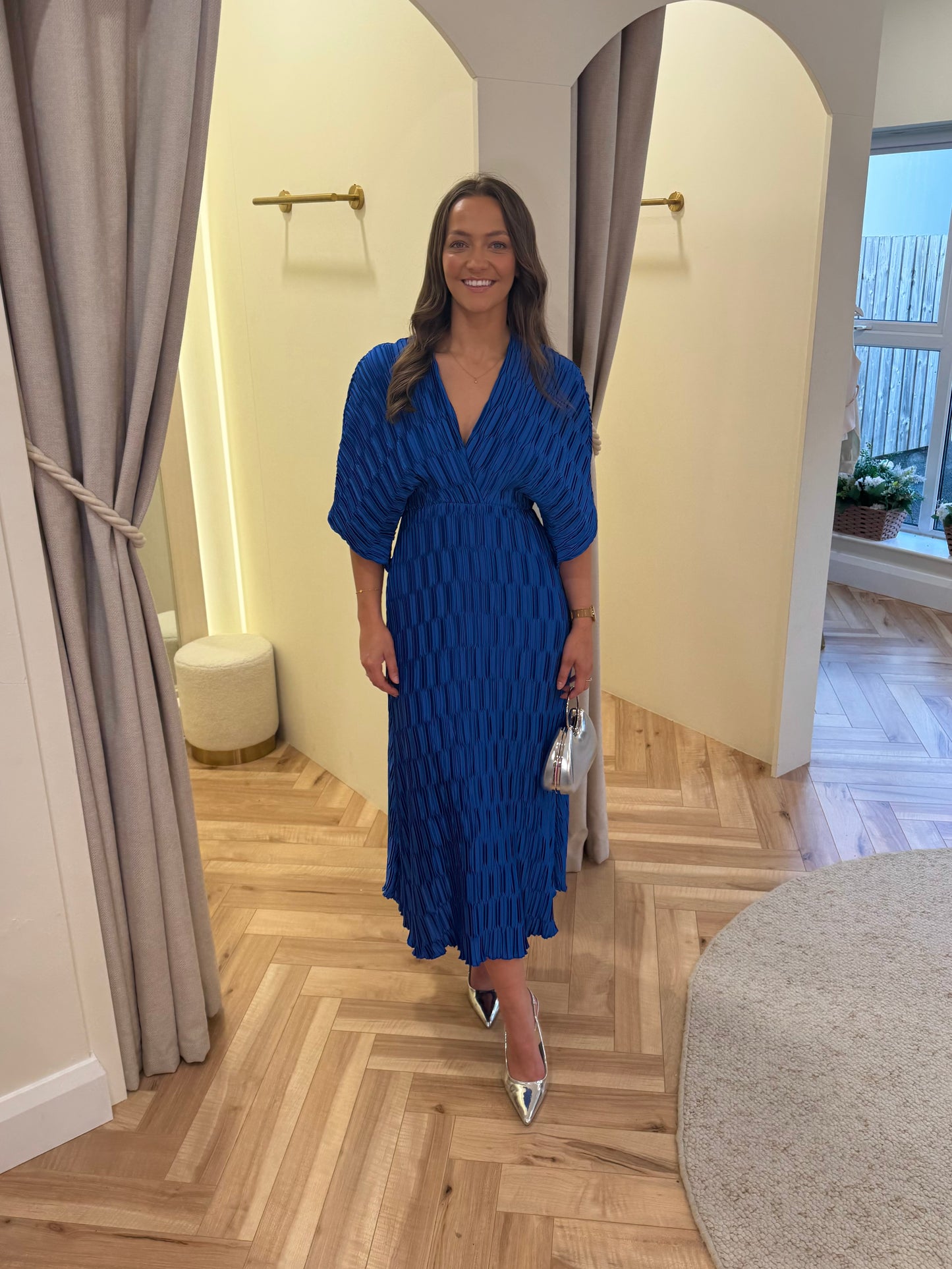Celine Dress in Cobalt Blue
