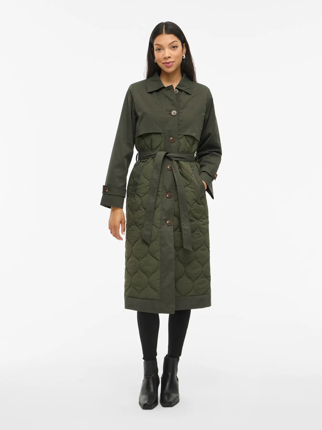 Visoftie khaki coat