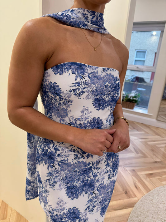 Annalise Dress in Blue