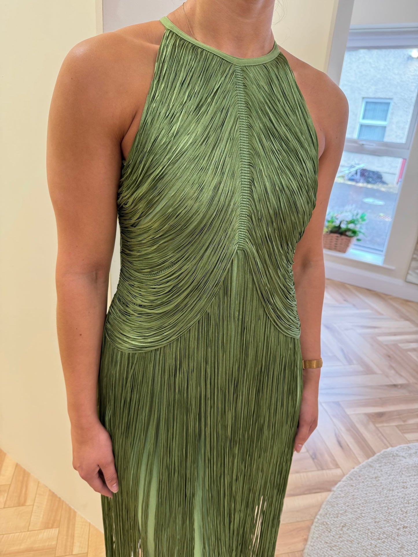 Verona Fringe Bandage Dress