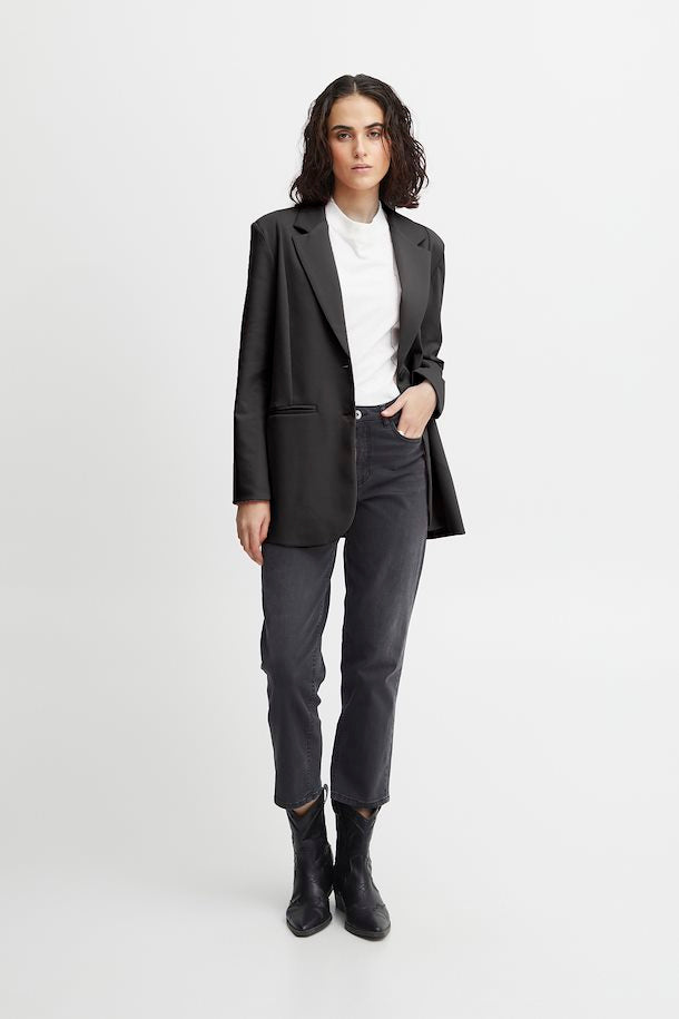 Ichi Ihkate Oversize Blazer Black